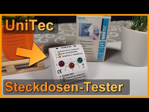 Unitec socket tester for detecting common wiring errors