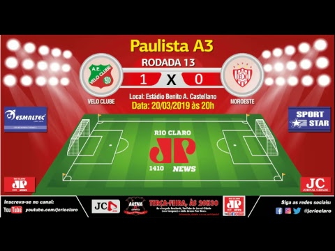Transmissão Esportiva - Velo Clube X Noroeste