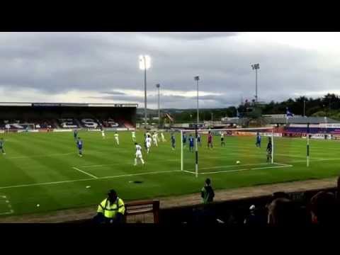 Inverness CT 0-1 FC Astra 16/07/15 - Europa League 2nd Qualifying Round 1st Leg - Free Kick Goal
