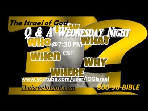 IOG - Wednesday Night Q&A 4/17/24