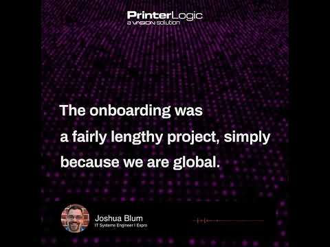 Expro - Customer Success Story (Joshua Blum - IT Systems Engineer)