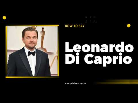 How to Say Leonardo Di Caprio [American English]
