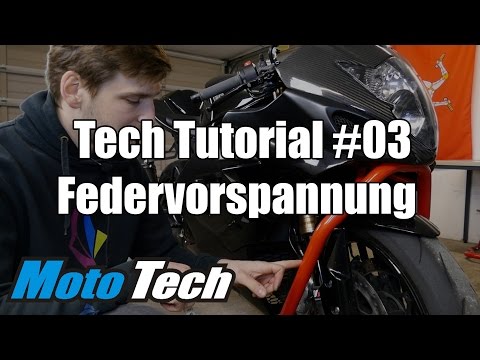 MotoTech Tutorial #03 - Fahrwerk | Federvorspannung
