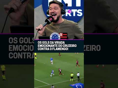 OLHA COMO FOI OS GOLS DA VIRADA DO CRUZEIRO EM CIMA DO FLAMENGO! #shorts