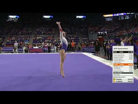 Lilly Lippeatt 9.825 Floor Clemson vs Towson 1-4-26