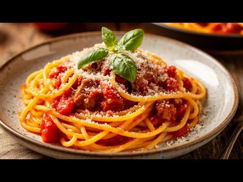 Spaghetti Bolognese Deluxe – A simple recipe with heart! 🇮🇹❤️