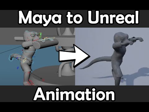 Importing Animation from Maya to Unreal | Using Advanced Skeleton Rigs