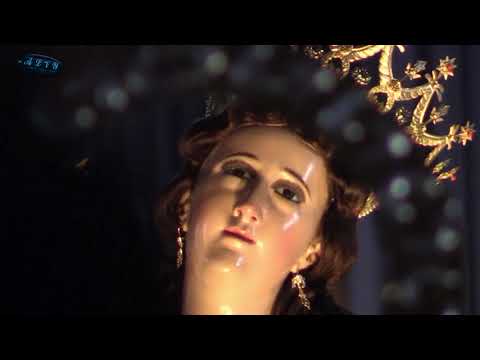 Rezado Inmaculada Concepción, Parroquia San Cristóbal Mártir, San Cristóbal Verapaz, Alta Verapaz.