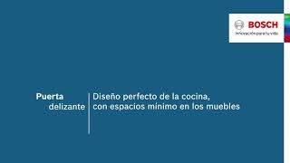 Bosch Lavavajillas Integrables Bosch con Puerta deslizante. ¡Libertad de instalación! anuncio