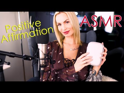 ASMR Positive Affirmation and Tapping to Build You - German Whispering