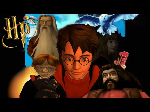 Harry Potter and the philosopher's stone - All cutscenes (Full game movie) PS2