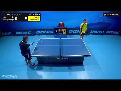 20:05 Yurii Shchepanskyi  - Serhii Zemiantsev 18.09.2023 TT Euro.Cup Ukraine Star. TABLE 4