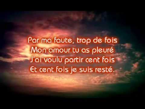 Mike Brant - Rien Qu'Une Larme Dans Tes Yeux (Lyrics)