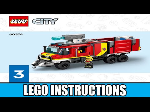 LEGO Instructions | City | 60374 | Fire Command Truck (Book 3)