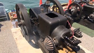 preview picture of video 'Old Engines in Japan 1930s? KOBAYASHI Oil Engine 12hp (1080p 60fps)'