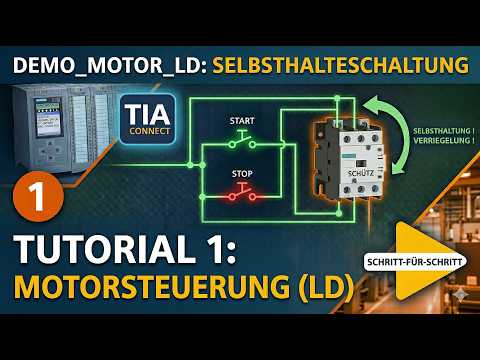 [DE] Ein Projekt und ein einfaches Motorprogramm in Ladder erstellen