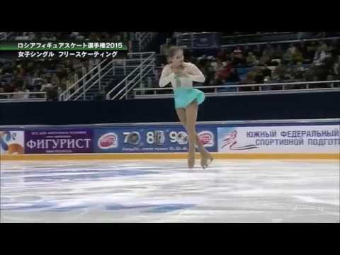 Yulia Lipnitskaya (Юлия Липницкая) Russian Nationals 2015 FS, Sochi 27.12.2014 1080p Jsports