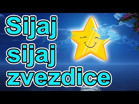Sijaj sijaj zvezdice - Dečija pesma | Muzika za decu | Twinkle Twinkle Little Star Dečije uspavanke