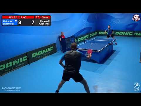 19:30 Liubomyr Sheshurak 3-1 Hennadii Yurchenko West 3 WIN CUP 07.11.2022 | TABLE TENNIS WINCUP