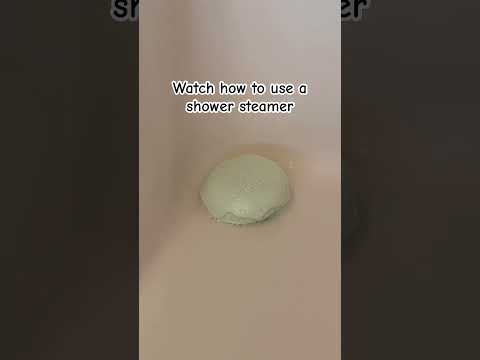 How to use a shower steamer #showerroutines #showersteamer #handmade #showertime