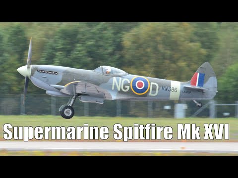 Supermarine Spitfire Mk XVI Airshow Takeoff  - SweAF 2024
