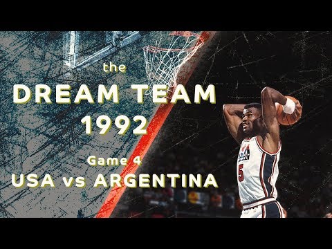 Dream Team 1992: "Return to Olympus"/ Game 4/ USA vs ARGENTINA/ FULL GAME HIGHLIGHTS