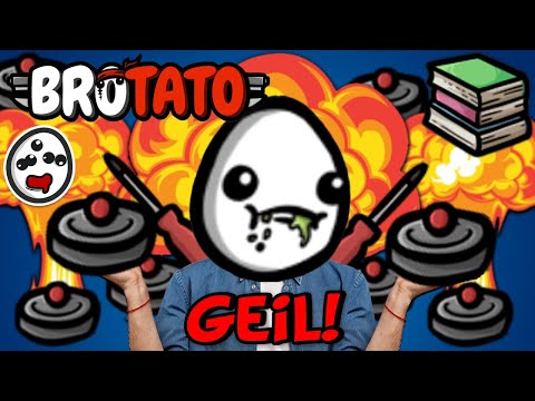 VÖLLIG KRANK! NEUES UPDATE ERSCHAFFT ATOMMINEN! Mehr Minen als Gegner! Endlos Modus Rasur! | Brotato
