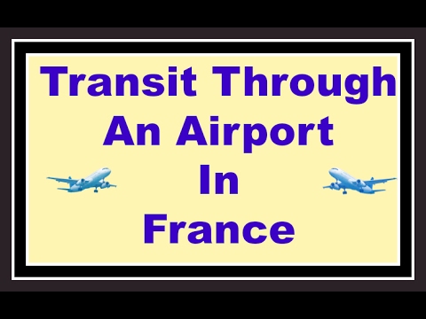 Transit Through an Airport in France Video