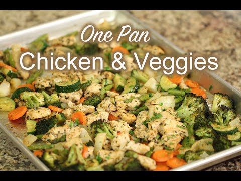 One Pan Chicken and Vegetables | Easy Homemade Recipe | Rockin Robin Cooks recipes