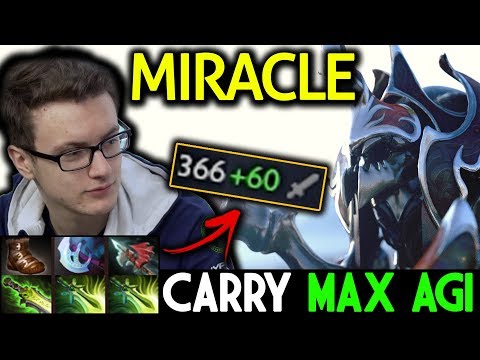 Miracle- Dota 2 [Nyx Assassin] Carry Max Agi Build! (Must See)