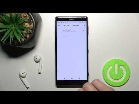 How to Lock SIM Card with SIM PIN on SONY Xperia XZ2 // SIM Lock