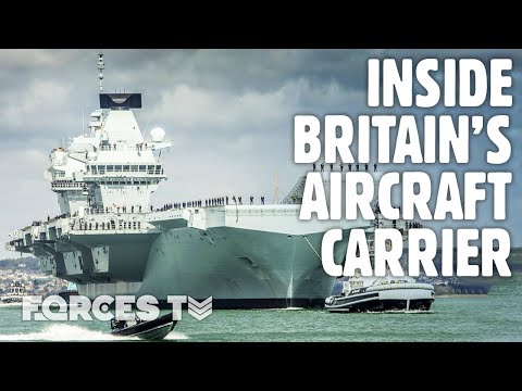 Up Close To Britain’s Most Powerful Warship: HMS Queen Elizabeth | Forces TV