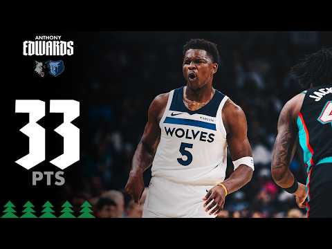 Anthony Edwards Scores INSANE 33 Points at Grizzlies | 01.31.26