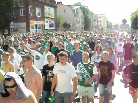 kibice zielonych (2) - derby: Radomiak - Bron - 05.06.2011 - Radom