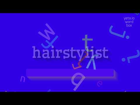 HOW TO PRONOUNCE HAIRSTYLIST? #hairstylist