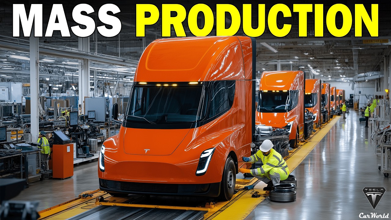 Tesla Semi 2025 BIG UPGRADE! Elon Musk SHOCKS Mass Produce, NEW Battery & G2 Version