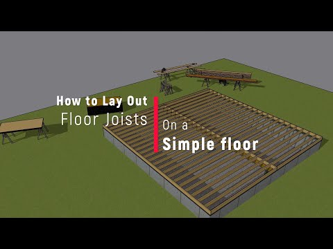 Basic Floor Framing Layout, Point Loads, and Making Plywood Fit
