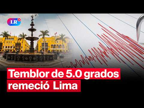 Fuerte sismo con epicentro en Chilca, Cañete, remeció Lima | #LR