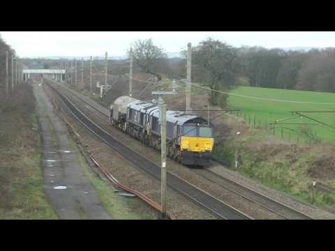 66424+301,sb Sellafield Crewe neclear flask Charnock Richard 7,3,17