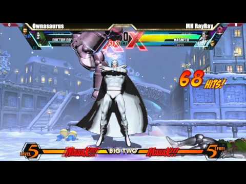 Ultimate Marvel vs Capcom 3 Ownasaurus vs MH RayRay - Big Two #52 Tournament