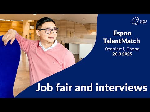 Job fair and interviews at Espoo TalentMatch 2025