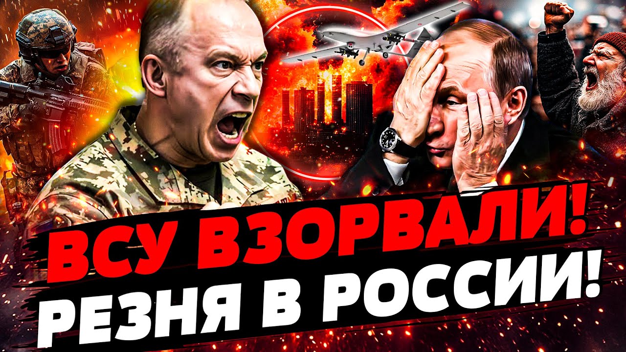 💥АДСКИЕ ВЗРЫВЫ В РФ! РОССИЯНЕ ПОДНЯЛИ БУНТ! СЫРСКИЙ ОТДАЛ ЖЕСТКИЙ ПРИКАЗ! РФ