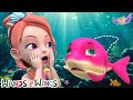 🔴LIVE - Baby Shark Lost His Fin | Baby Shark Dance | Princess Songs - Wands and Wings