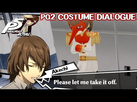 Unused PQ2 costume dialogue - Persona 5 Royal