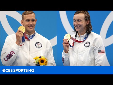 Caeleb Dressel Wins Gold, Sets World Record & Katie Ledecky Wins Gold | CBS Sports HQ