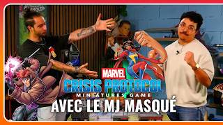 Marvel Crisis Protocol - On fait découvrir le jeu au MJ Masqué (amoureux de Ms Marvel) #Rediffusion