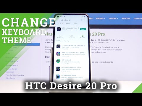 How to Download and Install LED Keyboard on HTC Smartphones