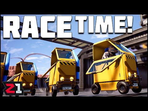 Hyper tube and Factory Cart RACING ! Satisfactory Update 3 Ep 8 | Z1 Gaming