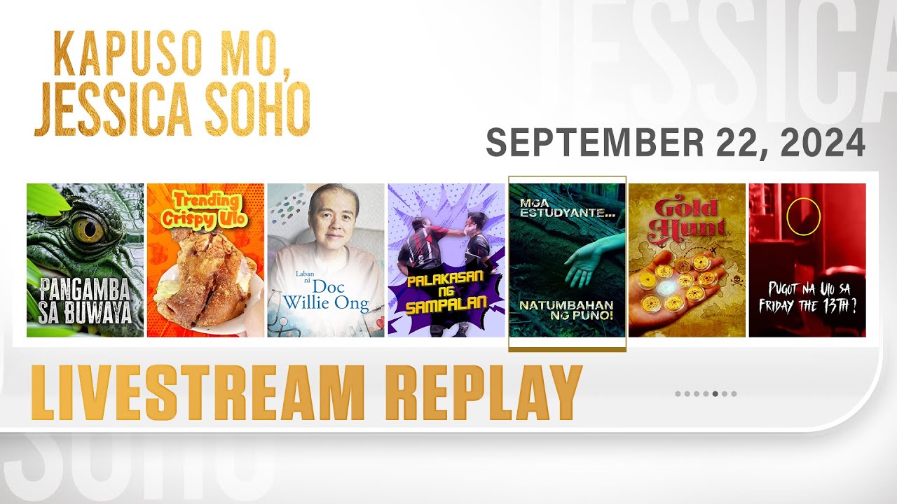 KMJS livestream September 22, 2024 Episode | Kapuso Mo, Jessica Soho
