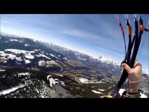 Jet und Paraglider kommen sich gefährlich nahe 10.04.2015